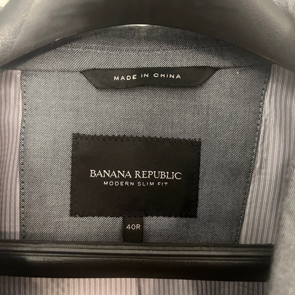 Banana Republic Modern Slim Fit Cotton Blazer - Picture 2 of 4